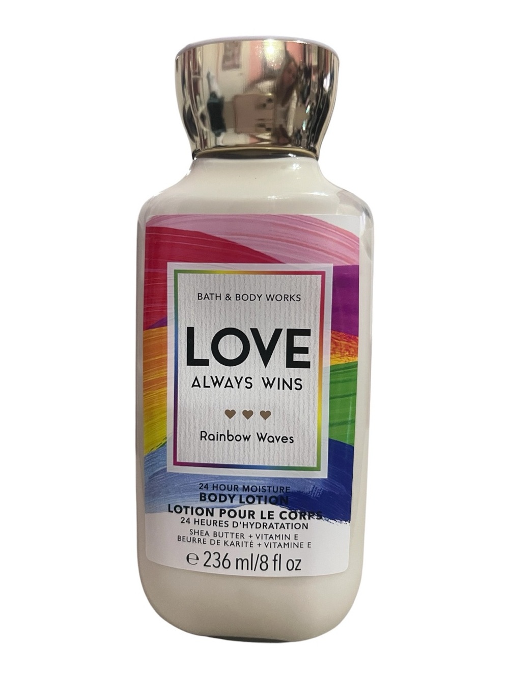 Bath & Body Works Love Always Wins Rainbow Waves Body Lotion